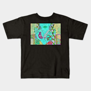 Mexican neon model no. 2 Kids T-Shirt